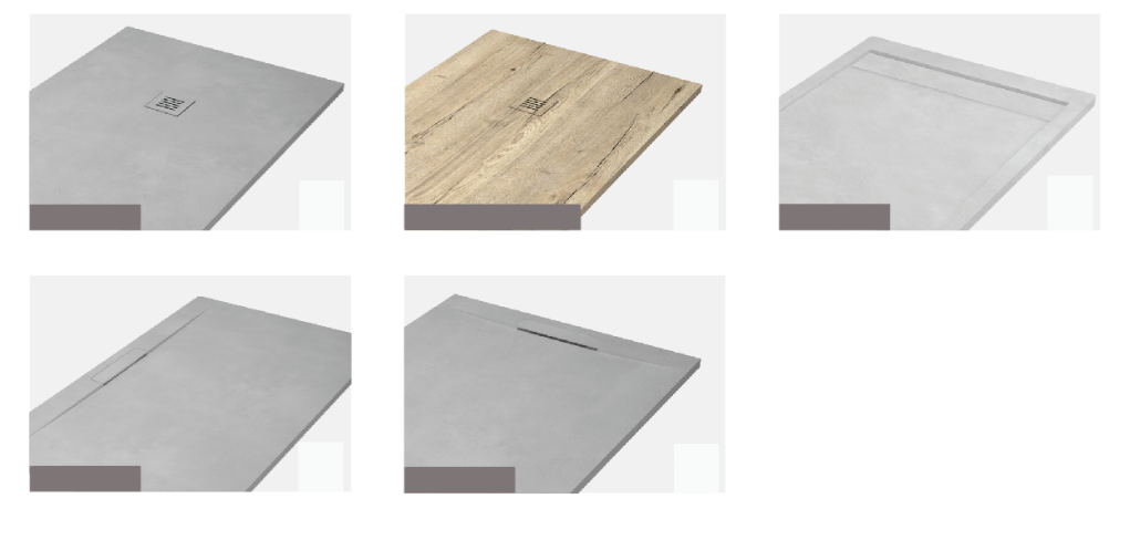 Caractéristiques de nos bacs à douche